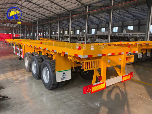 Wabco Valve Semi-Trailer 40 Tonne 60 Tonne Capacità per 3 assi Container Transport Flatbed