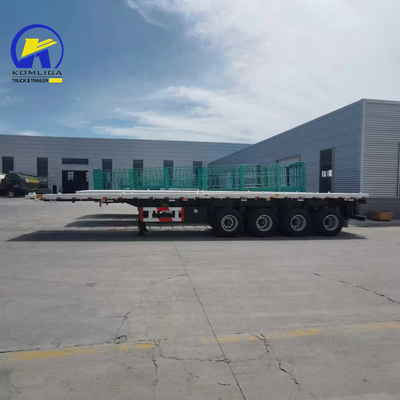 Semi-remolchio a piattapiana/scheletro Container trailer per il trasporto