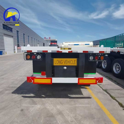 Semi-remolchio a piattapiana/scheletro Container trailer per il trasporto