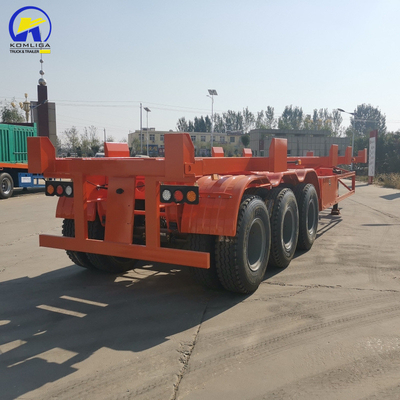Semi-remorchi a tre assi da 13 t/16 t per camion, trattori, contenitori per navi scheletriche