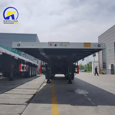 Capacità di carico da 30 a 100 t Valvola Wabco 2/3/4 assi Semirimorchio piatto per container