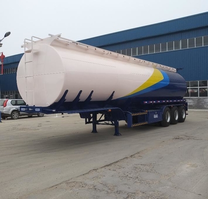 Serbatoio di stoccaggio a 3 assi, rimorchio di petrolio greggio con maniglia manuale e valvola di rilassamento Wabco