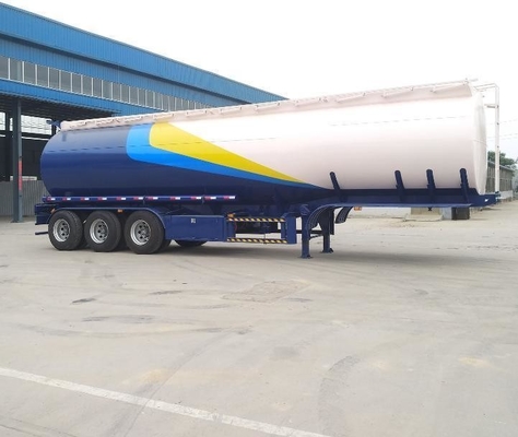 Serbatoio di stoccaggio a 3 assi, rimorchio di petrolio greggio con maniglia manuale e valvola di rilassamento Wabco