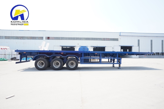 3 assi 4 assi rimorchio a letto piatto con certificazione CEE 40 tonnellate 50 tonnellate 60 tonnellate in Uzbekistan