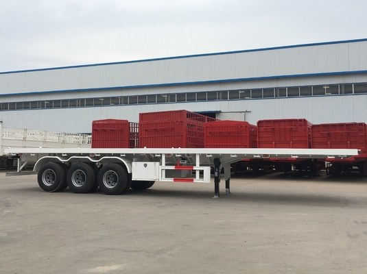 40ft 20ft Trackor Head Flatbed Container Semi-trailer con base delle ruote di 7000-8000mm