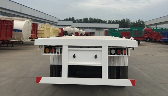 40ft 20ft Trackor Head Flatbed Container Semi-trailer con base delle ruote di 7000-8000mm