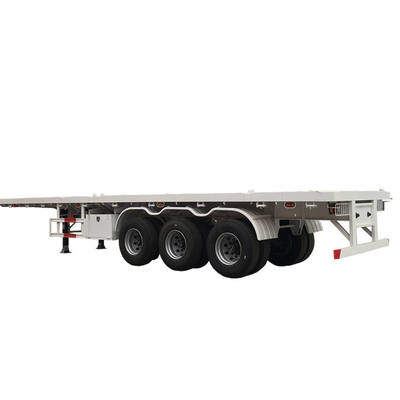 40ft 20ft Trackor Head Flatbed Container Semi-trailer con base delle ruote di 7000-8000mm