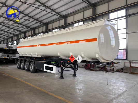 3 assi Alumini/acciaio al carbonio Cisterna di carburante Semi rimorchio Rali pneumatico competitivo