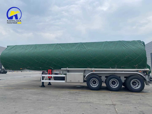 3 assi Alumini/acciaio al carbonio Cisterna di carburante Semi rimorchio Rali pneumatico competitivo