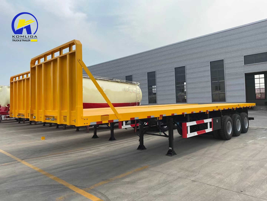 3 assi 25 tonnellate Sinotruk semirimorchio a letto piatto con serratura contenitore richiesta personalizzata