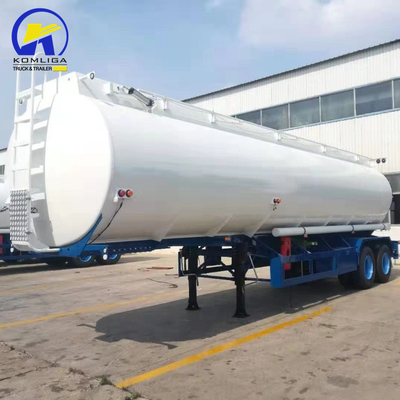 Suspensione meccanica 3 assi 40000L/42000L/45000L Semi rimorchio di cisterna in lega di alluminio