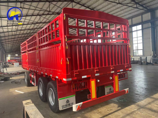 12500x2500x1650mm Scatola di attrezzi 1 pezzo 1m * 0,5m * 0,5m 3assi Sinotruk Full Trailer Truck