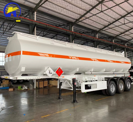 40000L Serbatoio dell'olio di combustibile Tri-Assi semirimorchio con valvola di scarico 4 &quot;API Adapter
