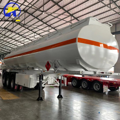 40000L Serbatoio dell'olio di combustibile Tri-Assi semirimorchio con valvola di scarico 4 &quot;API Adapter