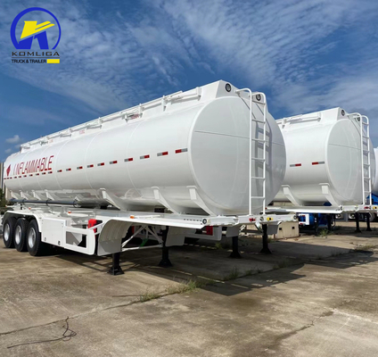 3 assi 30000/40000/50000 litri semirimorchio olio/diesel con tubo di scarico a 2 pezzi