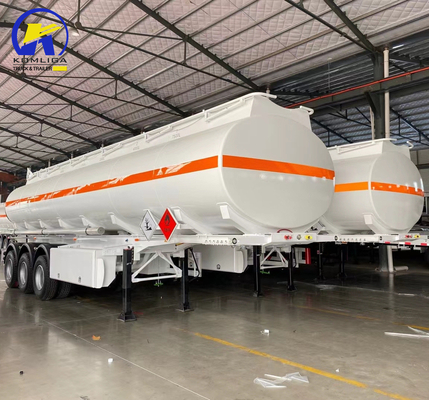 Jost E100 Landing Leg 45000L 50000L 3 compartimenti di alluminio Serbatoio di carburante rimorchio per trattore