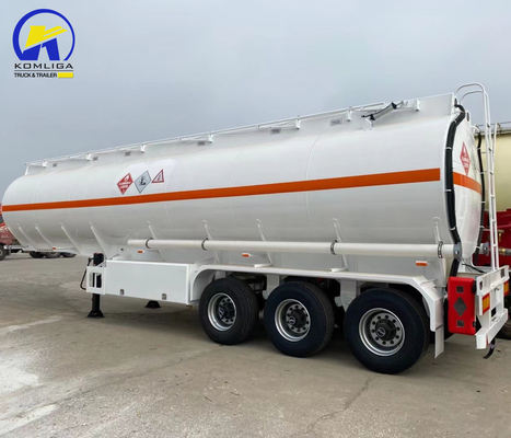 2 4 assi 30000L 40000L Serbatoio di alluminio per passeggiate/Semi-remorco per camion-petroliero/carburante/diesel/gasolina/ greggio/acqua/latte