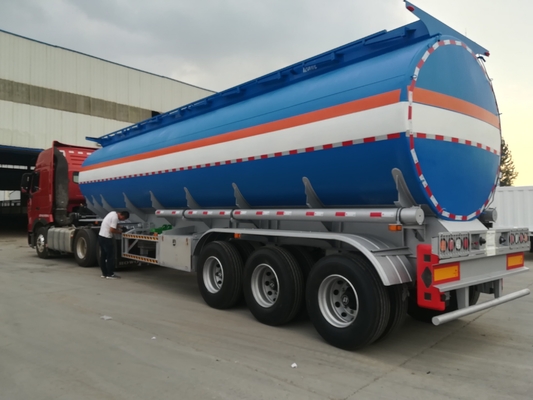 40000 42000 45000 Litri 40 45cbm Diesel alluminio acciaio carbonio cisterna di carburante / serbatoio di olio / semirimorchio