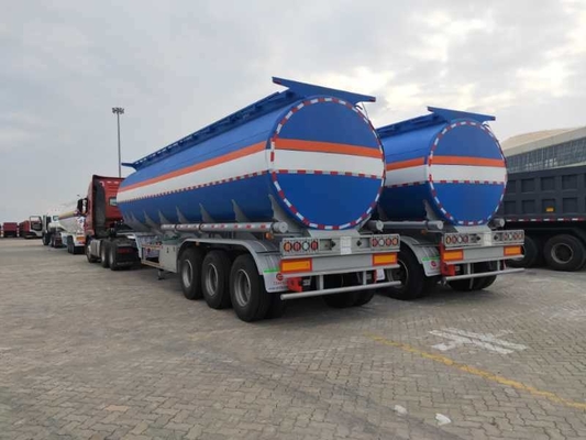 40000 42000 45000 Litri 40 45cbm Diesel alluminio acciaio carbonio cisterna di carburante / serbatoio di olio / semirimorchio