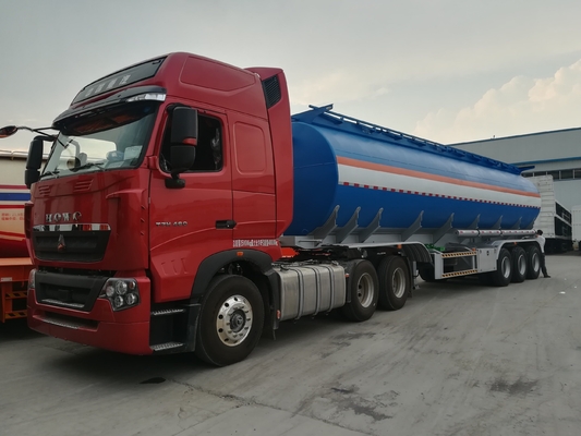 40000 42000 45000 Litri 40 45cbm Diesel alluminio acciaio carbonio cisterna di carburante / serbatoio di olio / semirimorchio
