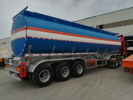 40000 42000 45000 Litri 40 45cbm Diesel alluminio acciaio carbonio cisterna di carburante / serbatoio di olio / semirimorchio