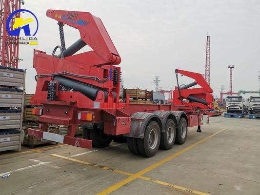 Autocaricatore 20ft 40ft Container laterale caricatore con 12 unità numero pneumatico semirimorchio