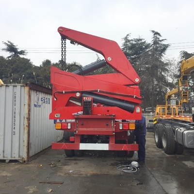 Autocaricatore 20ft 40ft Container laterale caricatore con 12 unità numero pneumatico semirimorchio