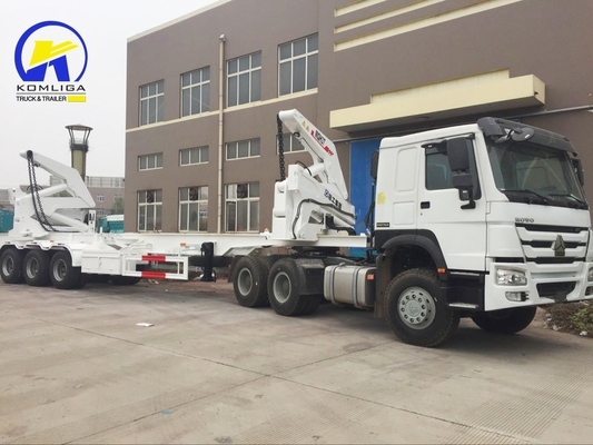 Slide idraulico 2*20FT 40FT Skeleton Container Side Loader Lifter per il carico dei container