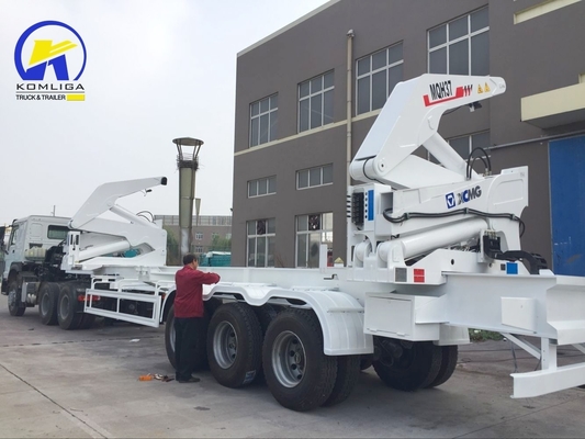 Slide idraulico 2*20FT 40FT Skeleton Container Side Loader Lifter per il carico dei container