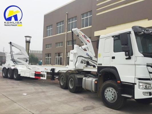 Slide idraulico 2*20FT 40FT Skeleton Container Side Loader Lifter per il carico dei container