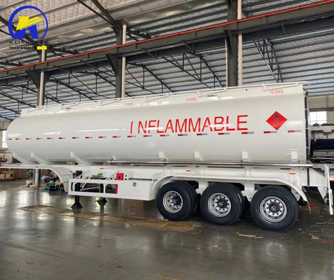 2/3 Asse Serbatoio di combustibile a olio pesante Semi-remorco per trattori e camion di alluminio