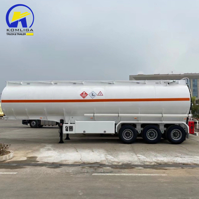 2/3 Asse Serbatoio di combustibile a olio pesante Semi-remorco per trattori e camion di alluminio
