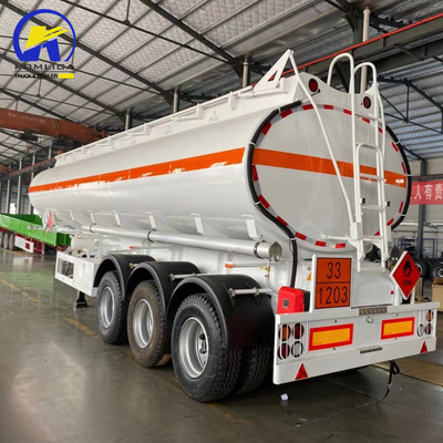 3 assi 40000L/42000L/45000L/48000L/50000L in acciaio di alluminio Tanker Trailer Tank Truck Trailer per sospensione meccanica e 6 M per tubo di scarico
