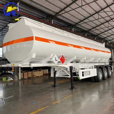 3 assi 40000L/42000L/45000L/48000L/50000L in acciaio di alluminio Tanker Trailer Tank Truck Trailer per sospensione meccanica e 6 M per tubo di scarico