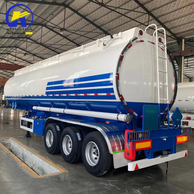 3 assi 40000L/42000L/45000L/48000L/50000L in acciaio di alluminio Tanker Trailer Tank Truck Trailer per sospensione meccanica e 6 M per tubo di scarico