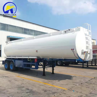3 assi 40000L/42000L/45000L/48000L/50000L in acciaio di alluminio Tanker Trailer Tank Truck Trailer per sospensione meccanica e 6 M per tubo di scarico