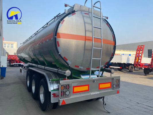 3 assi 4 assi Fuel Tanker Semi-trailer per il trasporto di petrolio Bogie Suspension Design