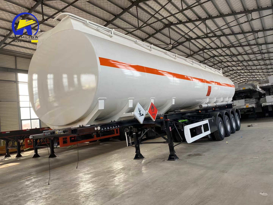 3 assi 4 assi Fuel Tanker Semi-trailer per il trasporto di petrolio Bogie Suspension Design