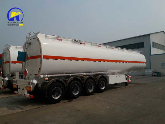 3 assi 4 assi Fuel Tanker Semi-trailer per il trasporto di petrolio Bogie Suspension Design