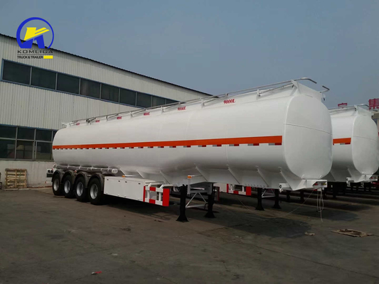 3 assi 4 assi Fuel Tanker Semi-trailer per il trasporto di petrolio Bogie Suspension Design