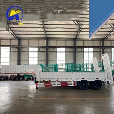 Dimensioni del camion lowboy da 30 tonnellate Sistema di frenatura antiblocco ABS e molla in acciaio inclusi
