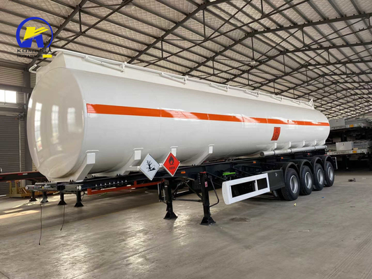 Semi-remolco in alluminio con serbatoio di combustibile di 45000 litri 5000 litri 2 assi 3 assi 4 assi