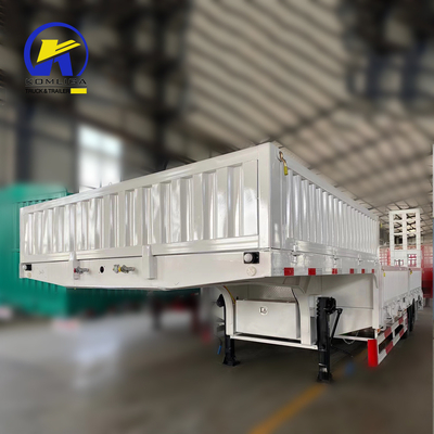 Sospensione meccanica 3 assi 40FT Trasportatore trattore contenitore a letto basso semirimorchio