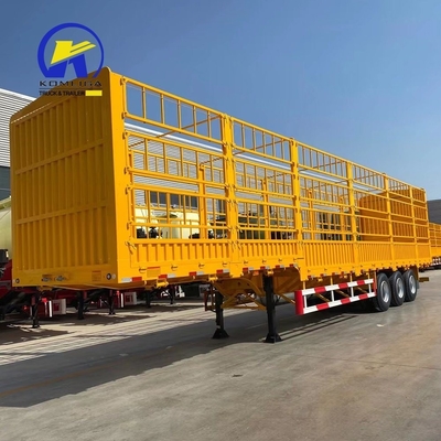 13000x2500x3900mm 2 assi 3 assi Top open box cargo trailer per il servizio post-vendita