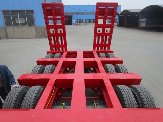 1820 mm di battistrada 3 assi semirimorchio da 70 tonnellate per il trasporto di attrezzature pesanti