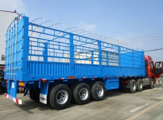 Fermagli a torsione opzionali Peso pesante 60-80 tonnellate Van Box Fence Cargo Semi-remorco 13m 14m 15m