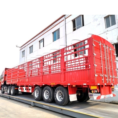 Richiesta personalizzata 3 assi Tri-Assi 4X4 Recinzione camion carico rimorchio con personalizzazione