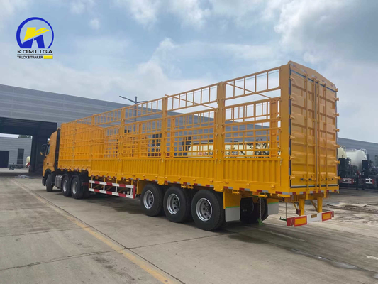 Jost 2.0 o 3,5 pollici King Pin 60t Fence Trailer Semi-trailer per il trasporto di merci