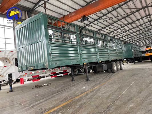 Jost 2.0 o 3,5 pollici King Pin 60t Fence Trailer Semi-trailer per il trasporto di merci