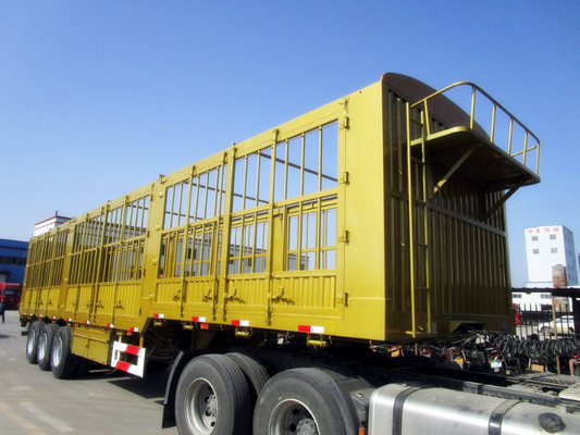 Acciaio 3 asse 40-60 tonnellate recinzione semirimorchio con 13000x2500x3900mm Dimensioni